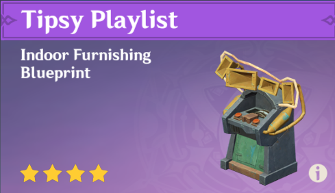 Genshin Impact - How to Get Tipsy Playlist Furnishing