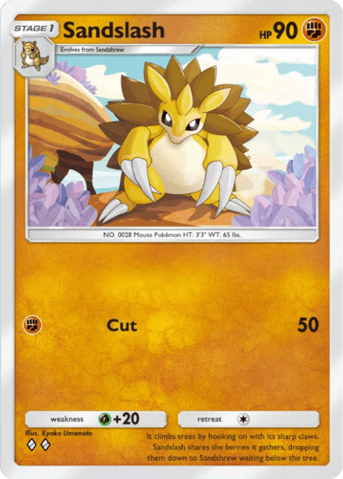 Pokemon TCG Pocket - B1 123 Sandslash