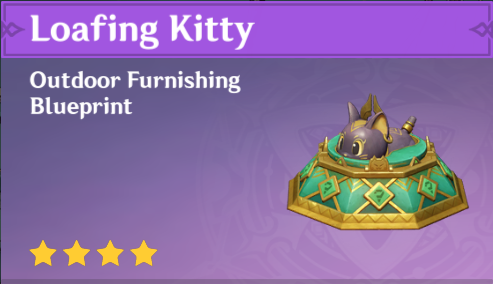 Genshin Impact - How to Get Loafing Kitty Furnishing