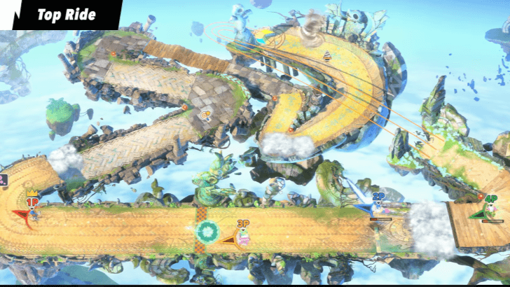 Top Ride Overhead Shared Screen