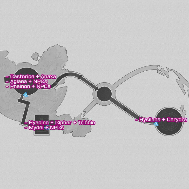 HSR Eternity or a Single Page - Chrysos Heir Locations 1