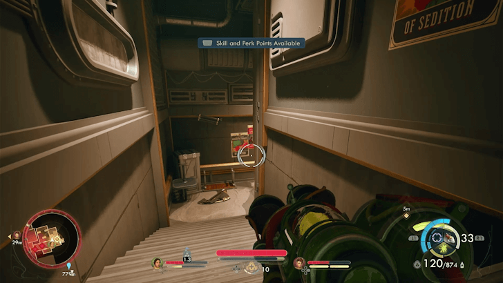 Proceed to Lower Floor