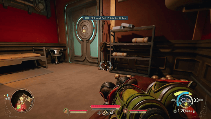 Go Through Hatch and Open Door