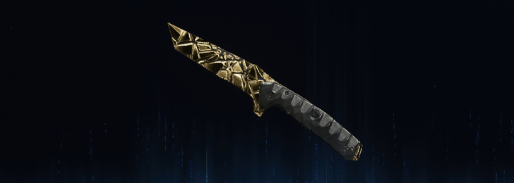 Shattered Gold (Knife) Camo