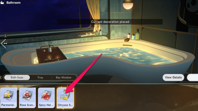 HSR Bathe in Golden Blood - Bathe with Chrysos Spirit Bath Soak