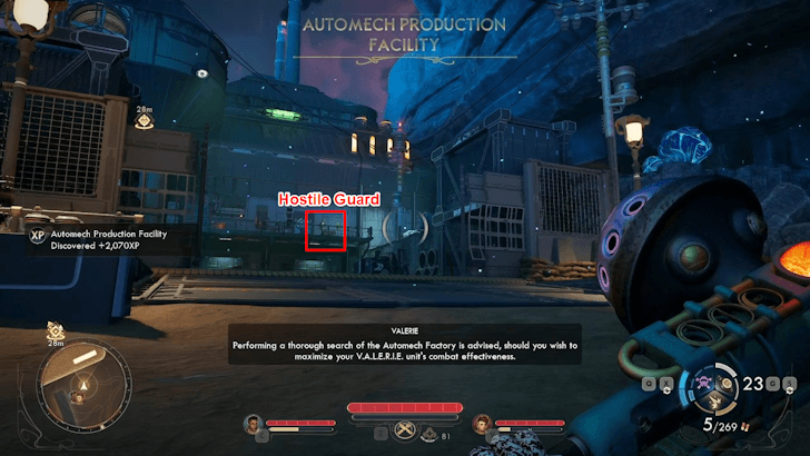 Take Down Guard Right Entrance