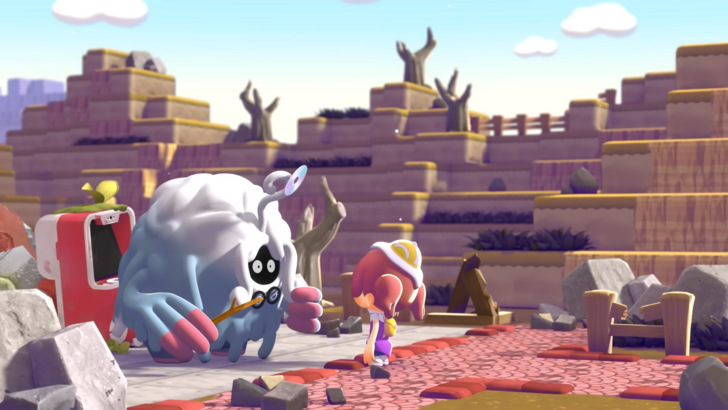 Pokémon Pokopia Ditto Meeting Tangrowth