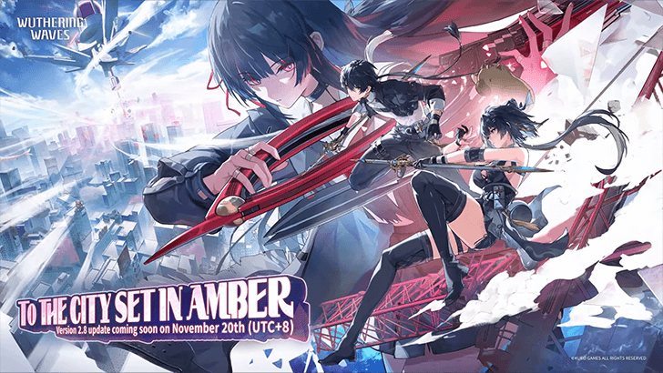 Wuthering Waves Version 2.8 To the City Set in Amber