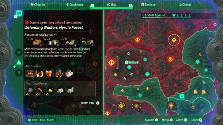 Defending Western Hyrule Forest