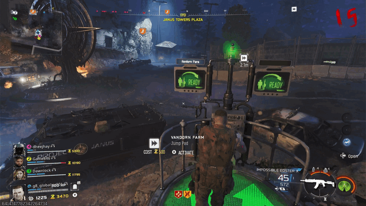 Jump pad to Vandorf Farm