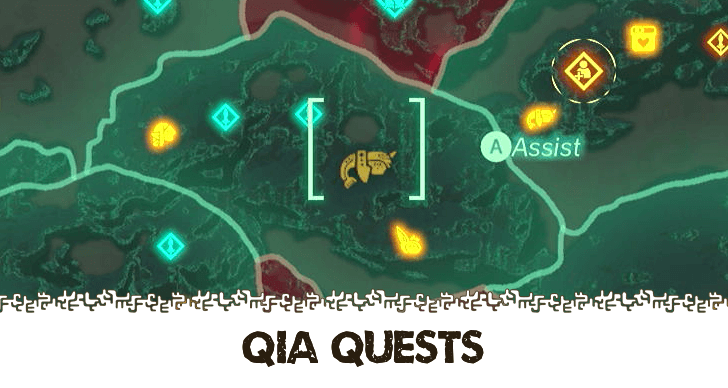 Hyrule Warriors Age of Imprisonment - List of All Qia Quests