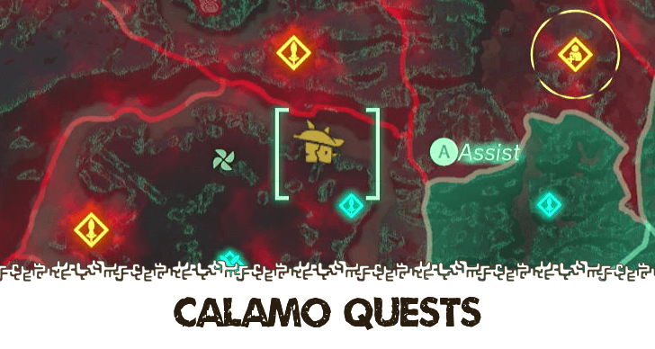 Hyrule Warriors Age of Imprisonment - List of All Calamo Quests