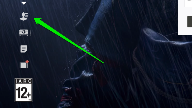 Click on Profile Icon