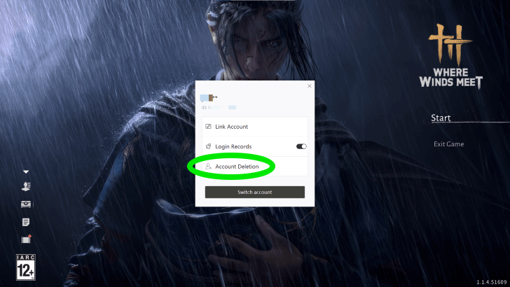 Click Account Deletion