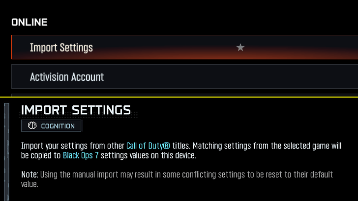 How to Import Settings 2
