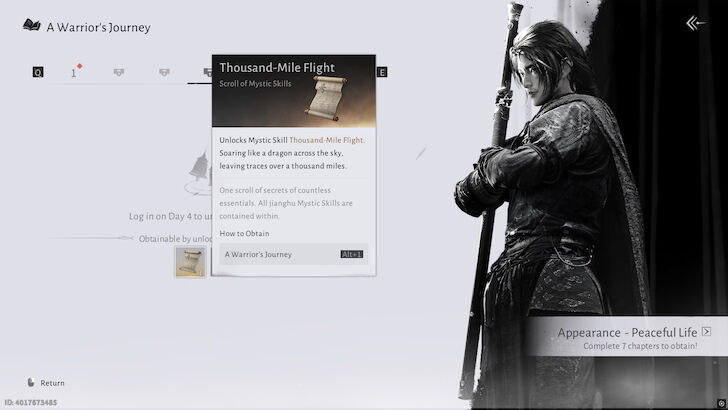 Thousand-Mile Flight Location