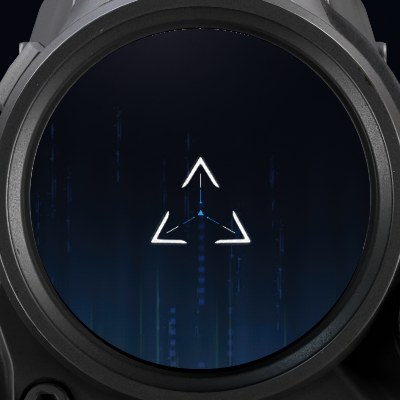 Blue Triangulate Icon