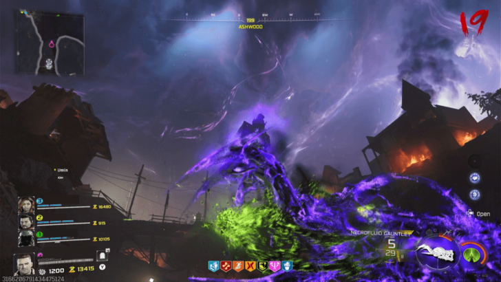 Shoot Clock Using Necrofluid Gauntlet