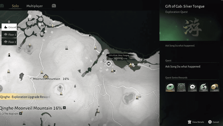 Gift of Gab: Silver Tongue Map Location