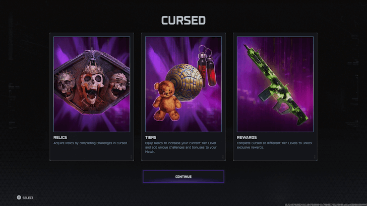 Relics in Cursed Mode