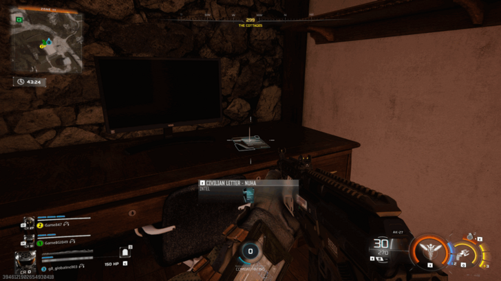 Civilian Letter - Nuha Endgame Intel Location