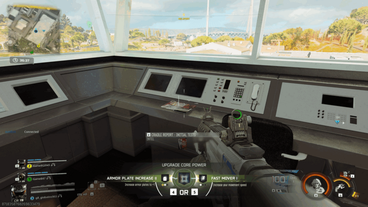 Cradle Report - Initial Tests Endgame Intel Location