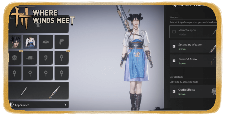 How to Hide Bow and Weapons Banner