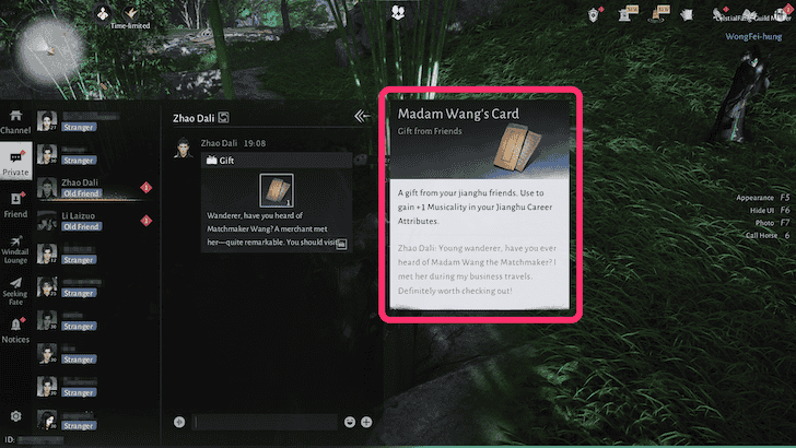 Where Winds Meet Zhao Dali Gifts