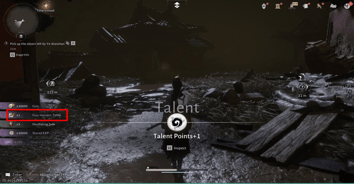 ,Fury Harvest Legacy Clue 1