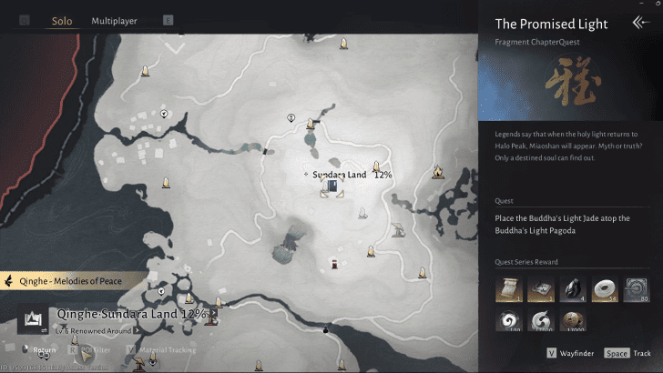 The Promised Light Map Location