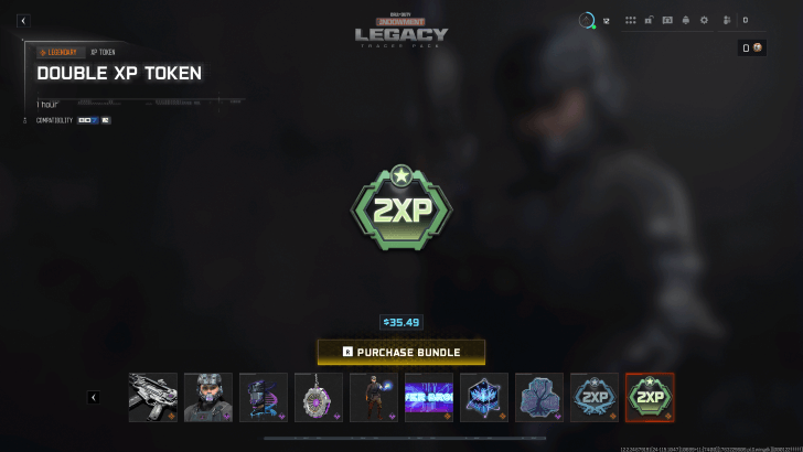 Store Bundles with 2XP Tokens