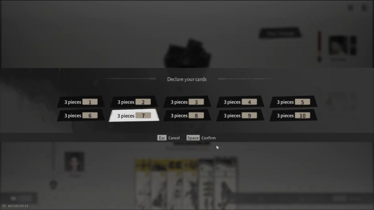 Choosing a Number and Pieces