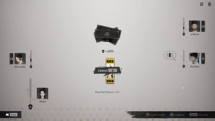 Winning with Yellow Cards