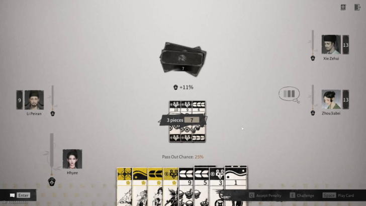 Bluffing on the First Round