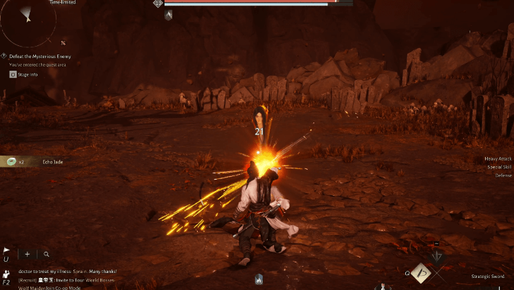 Progress the main quest