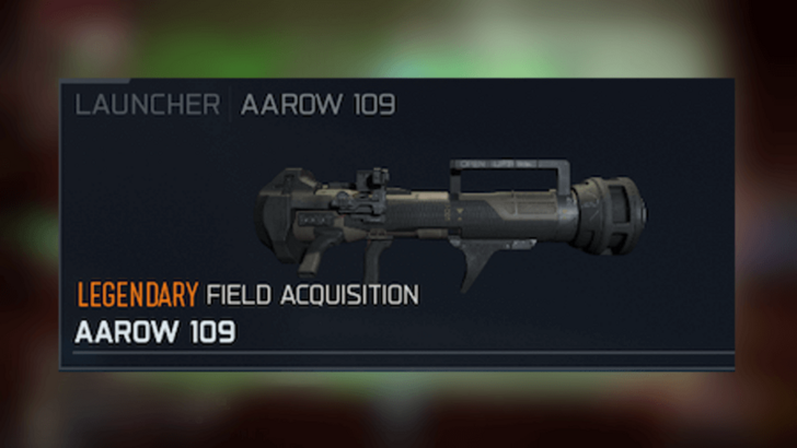 Legendary AAROW 109