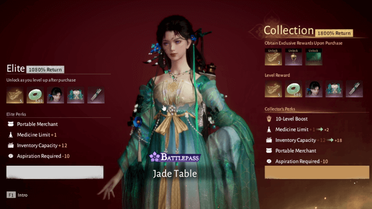 Where Winds Meet - Battle Pass Menu Tiers