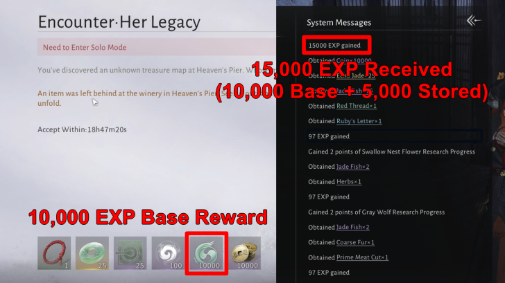 Where Winds Meet Stored EXP Gain.png