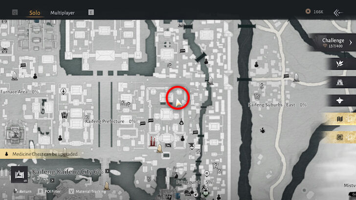 Golden Body Location