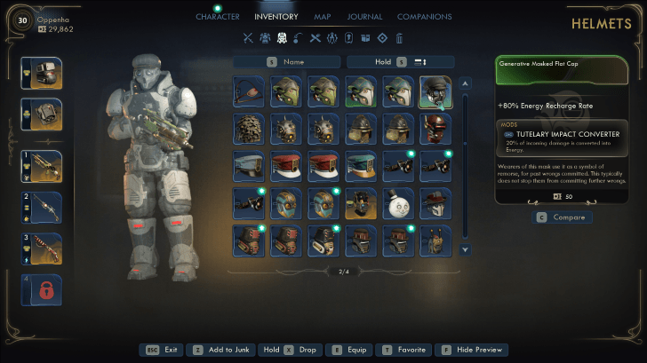 Generative Masked Flat Cap