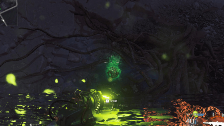 Spray the Plant and Use Toxic Growth