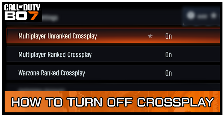 How to Turn Off Crossplay