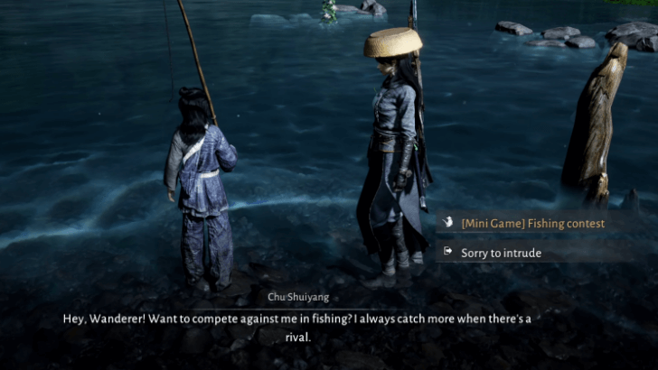 WWM - Challenge Chu Shuiyang to Fishing