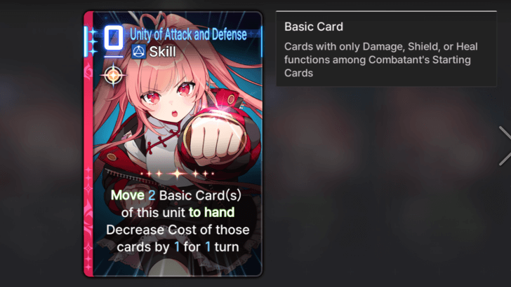 Chaos Zero Nightmare - Move Unity Card