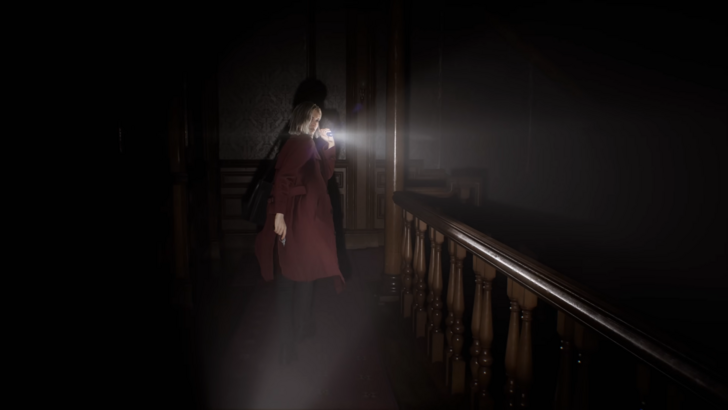 RE9 Alyssa Holding A Flashlight