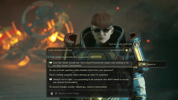 Cadet Warden Halstead Skill Check