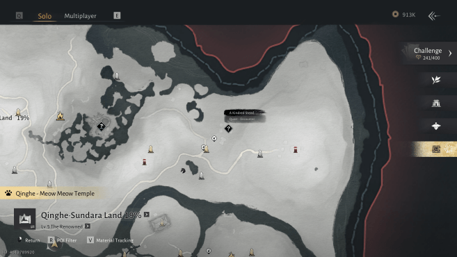 A Kindred Steed Map Location