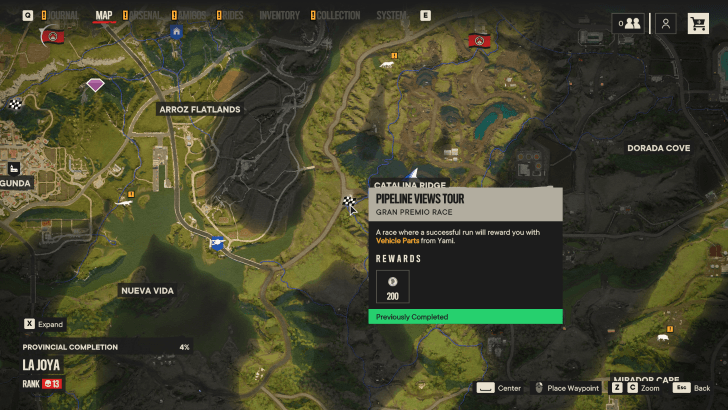 Pipeline Views Tour Map Location