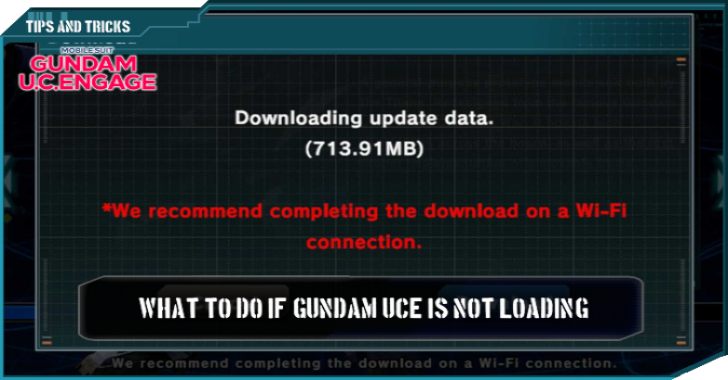 What to do if Gundam UC Engage is not loading