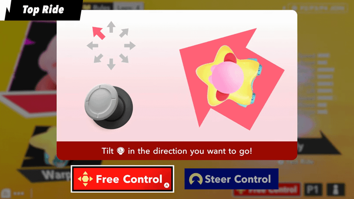 Top Ride Free Control